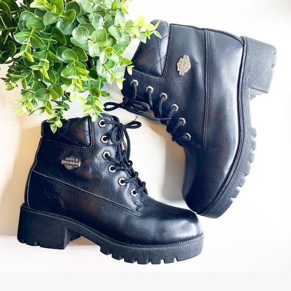 Harley-Davidson Shoes - Authentic Harley Davidson Leather ankle boots 8.5